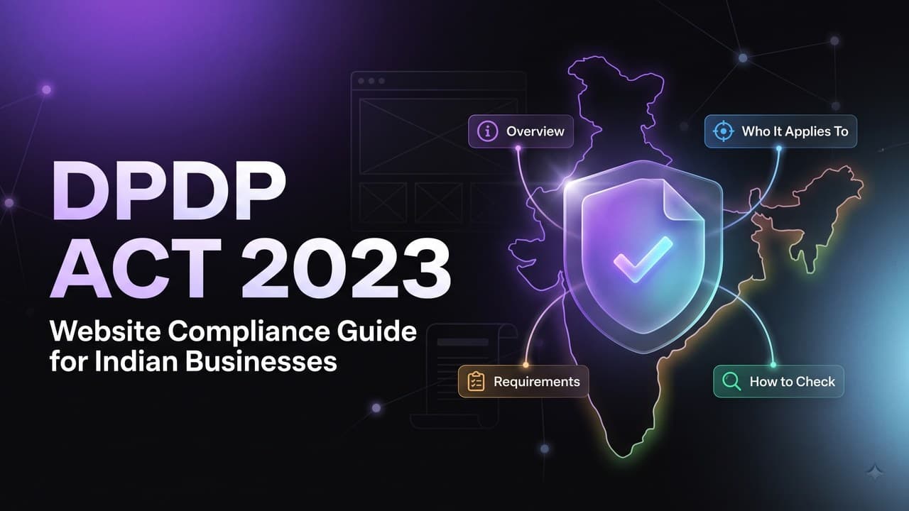 DPDP Act 2023 — Website Compliance Guide for Indian Businesses