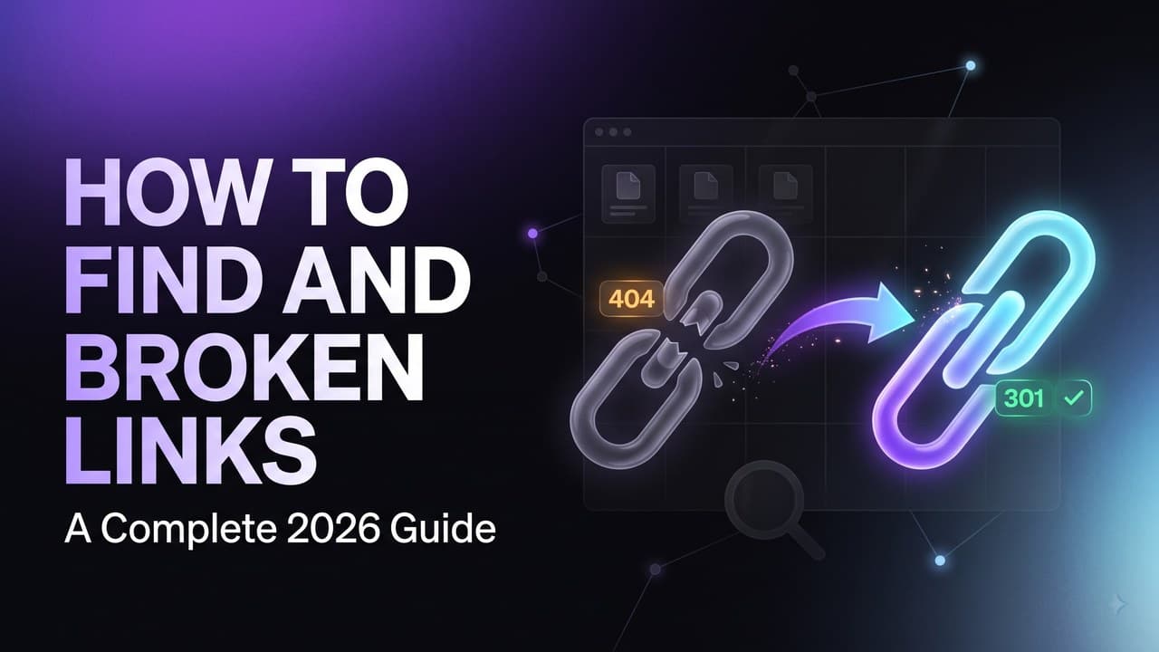 How to Find and Fix Broken Links — A Complete 2026 Guide
