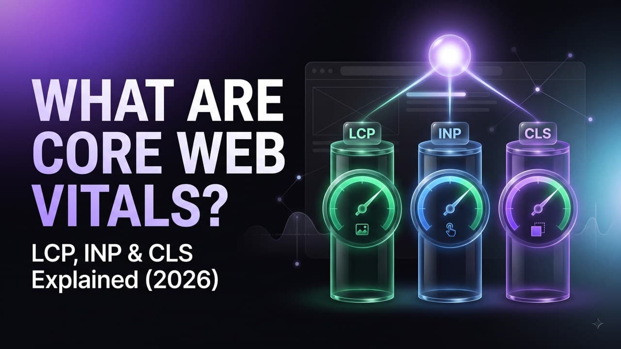 What Are Core Web Vitals? LCP, INP & CLS Explained (2026)